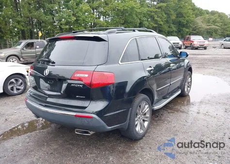 2010 Acura Mdx Advance Package z USA, uszkodzony, nr VIN 2HNYD2H53AH508991